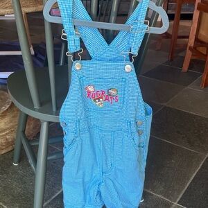 1996 Blue Rugrats Kids Overalls - Size 4/5